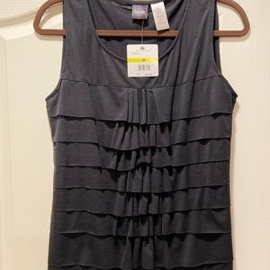 Rafaella ruffle tank top